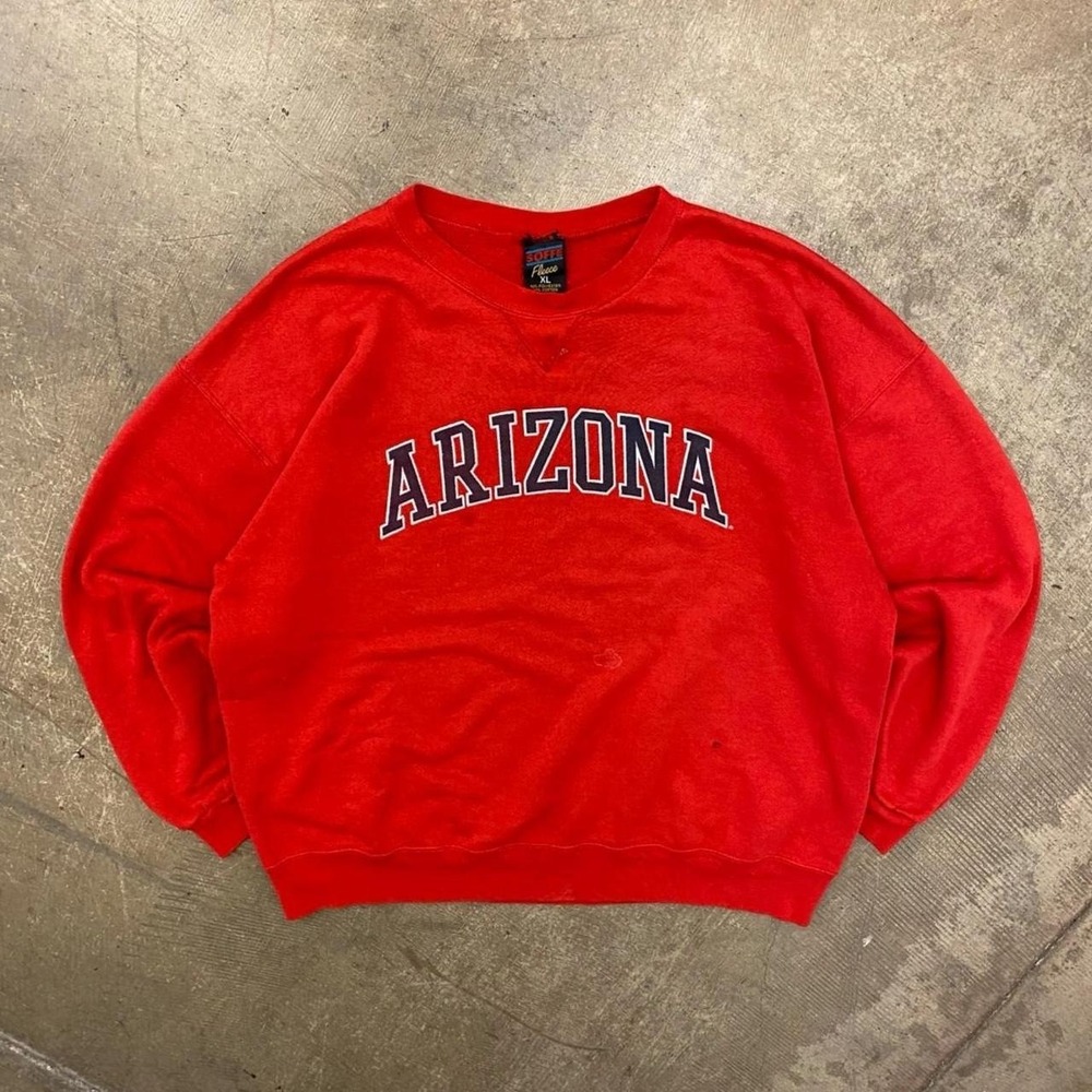 Vintage University of Arizona Wildcats Soffe UOFA Spellout Arch Sweatshirt XL